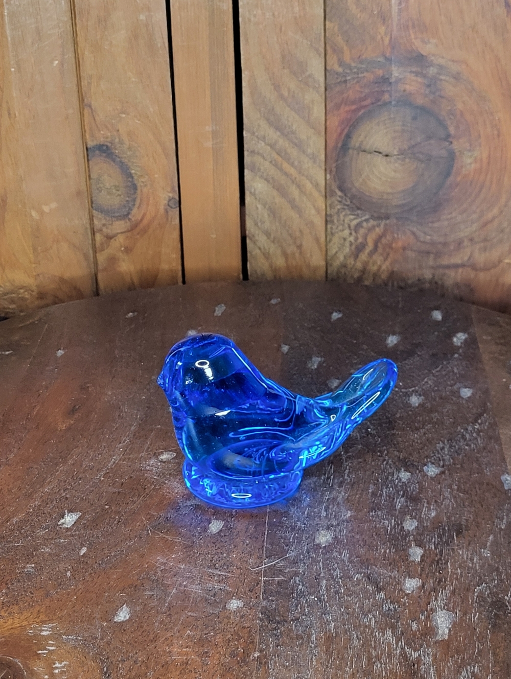 Leo Ward Blue Glass Bird - Picture 5 of 16